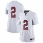 Women's Alabama Crimson Tide #2 Patrick Surtain II White Limited NCAA College Football Jersey 2403ACTK8